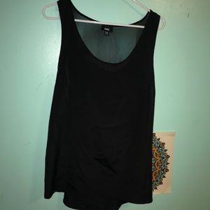 Mossimo Black Tank- Top Sheer